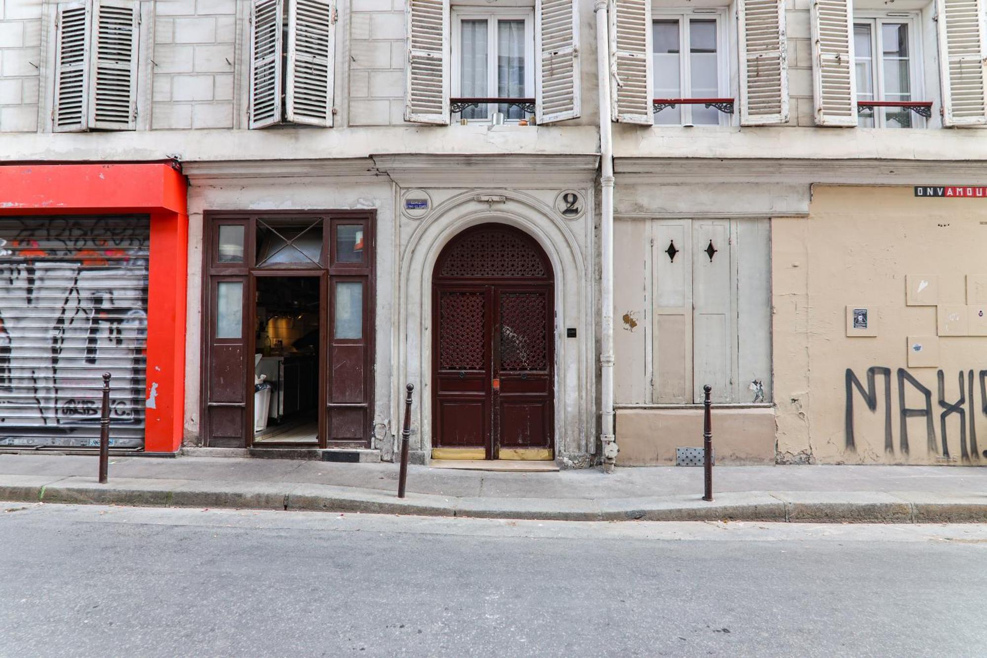 Appartement Quartier Le Marais 4 Paris Exterior foto